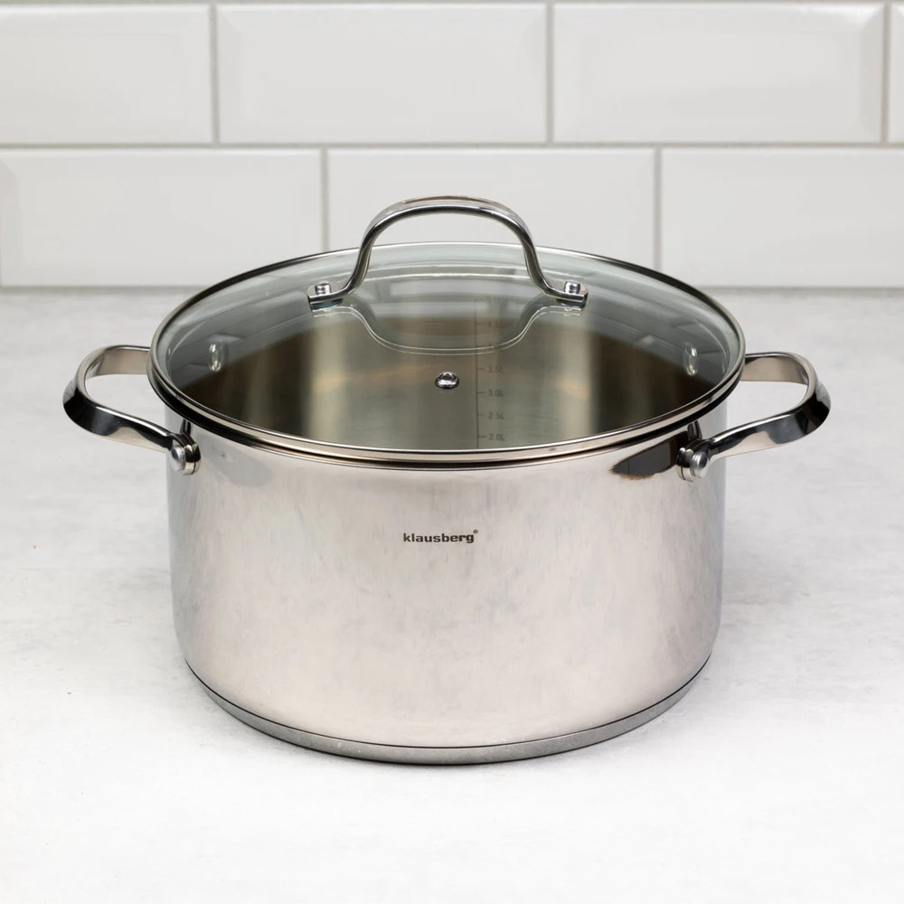 Puodas su pokrywą, stal śr.16cm 1,8l klausberg