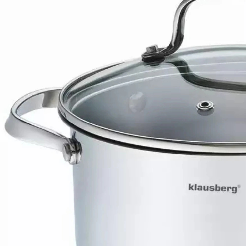 Puodas su pokrywą, stal śr.16cm 1,8l klausberg