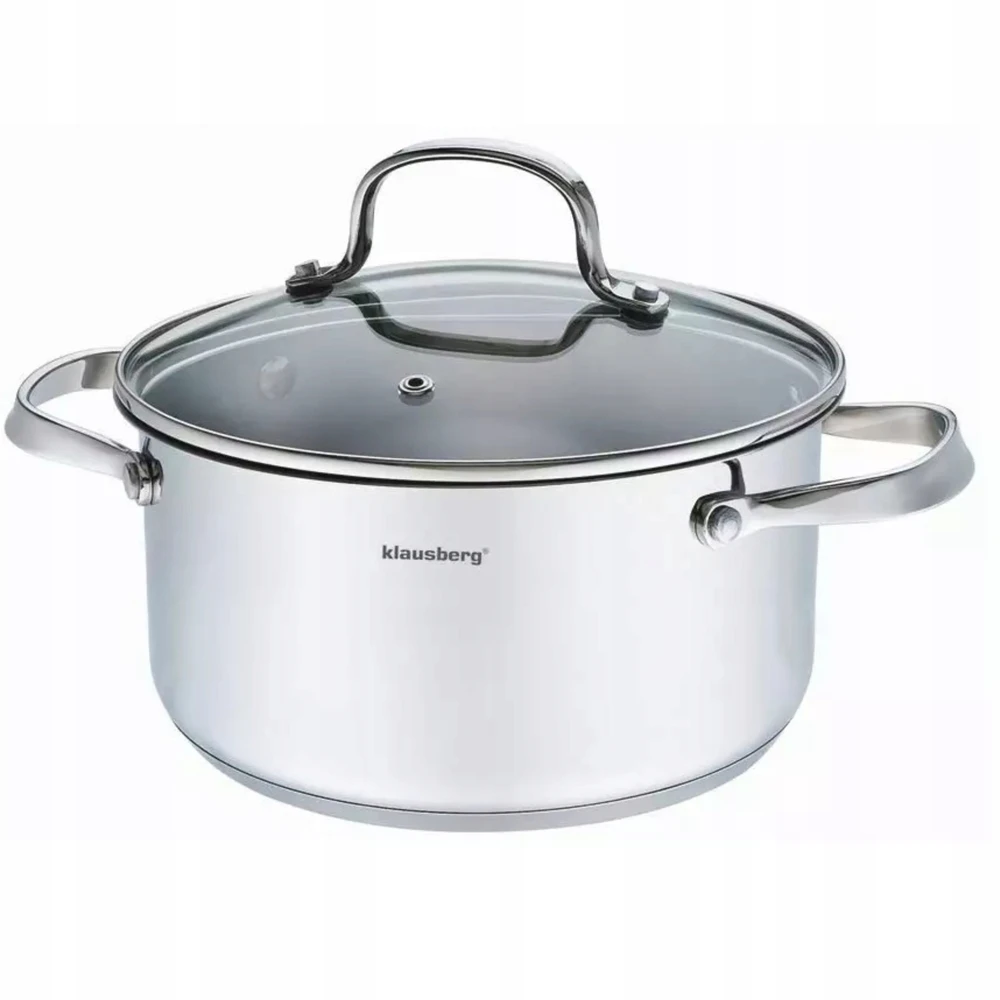 Puodas su pokrywą, stal śr.16cm 1,8l klausberg