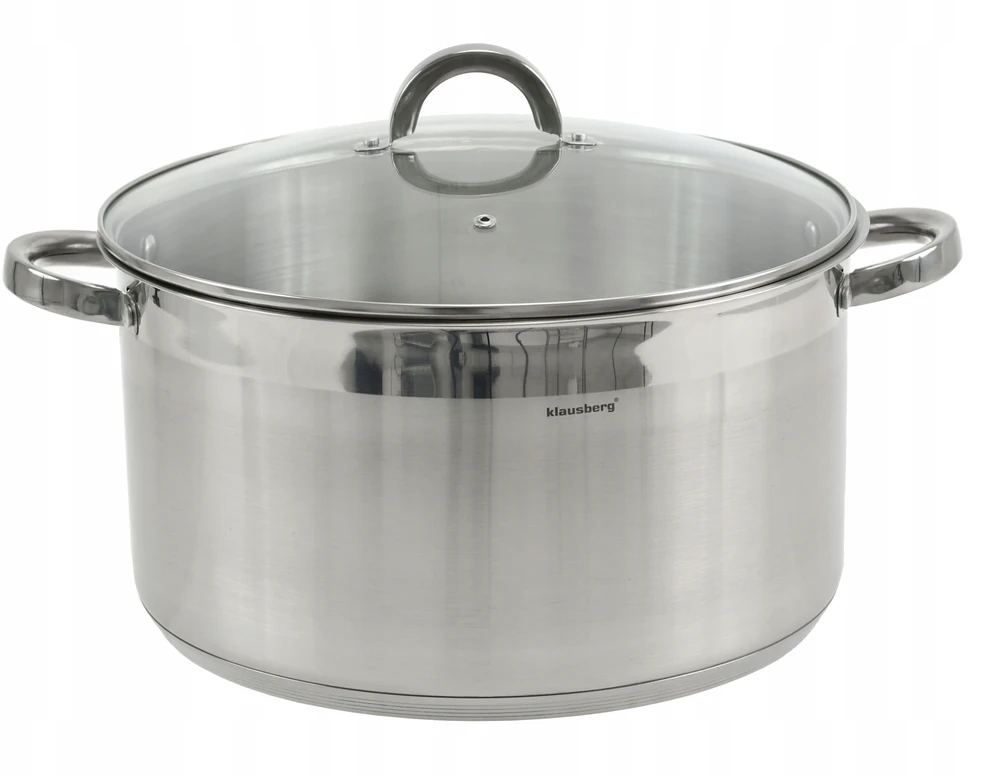 Puodas Plieninis puodas, 32 cm skersmens, 14 l, Klausberg