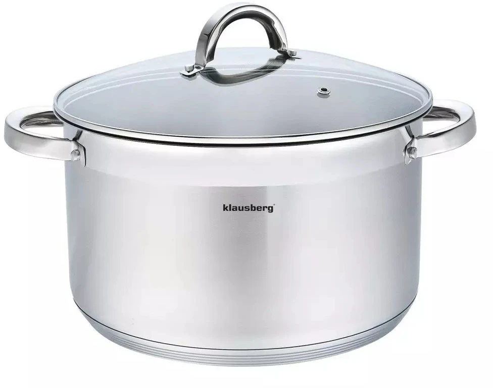 Puodas Plieninis puodas, 32 cm skersmens, 14 l, Klausberg