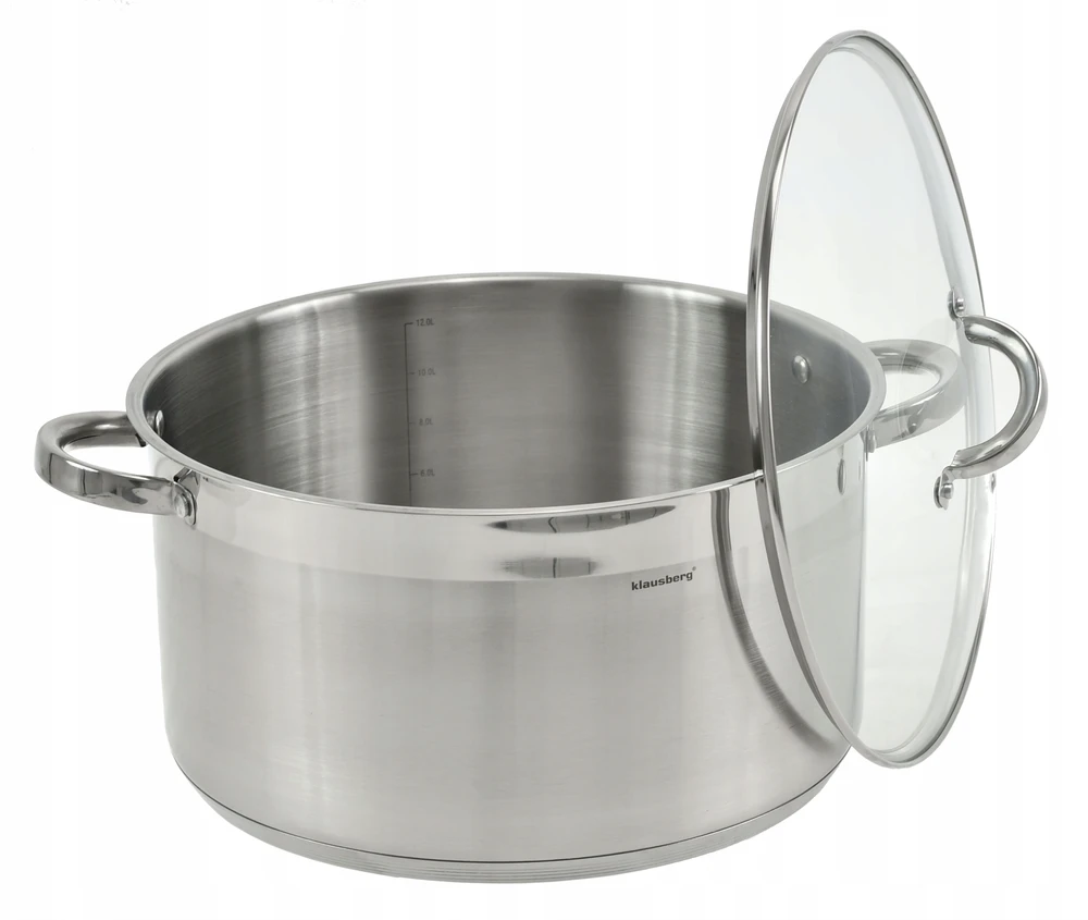 Puodas Plieninis puodas, 32 cm skersmens, 14 l, Klausberg