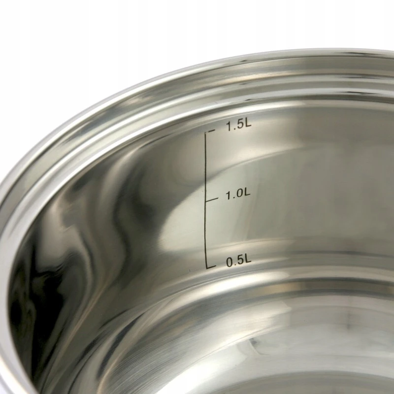 Klausberg Tradicinis puodas 1.7L Puodas dujinei viryklei INDUKCINIS NERŪDIJAMAS PLIENAS