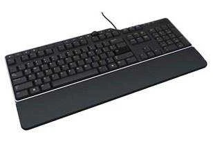 Dell Klaviatūra : Russian (QWERTY) Dell KB-522 su laidu Business Multimedia Klaviatūra su USB jungtimi Juodas
