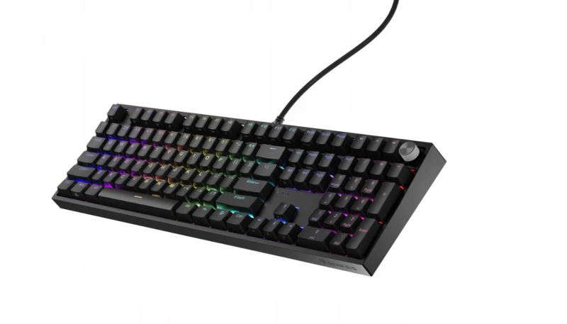 Klaviatūra žaidimams Genesis Thor 404 TKL Outemu Silent Peach su laidu mechaninė su pašvietimu juoda