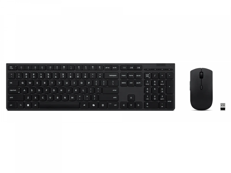 LENOVO PROFESSIONAL WIRELESS RECHARGEABLE Klaviatūra ir pelė COMBO AI - ESTONIA
