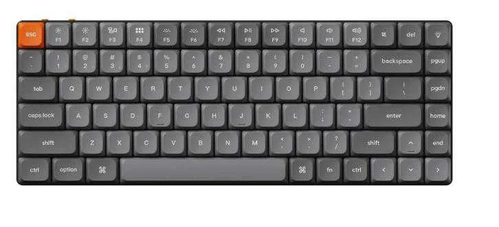 Klaviatūra KEYCHRON WRL K3 MAX RGB K3M-B1, juoda