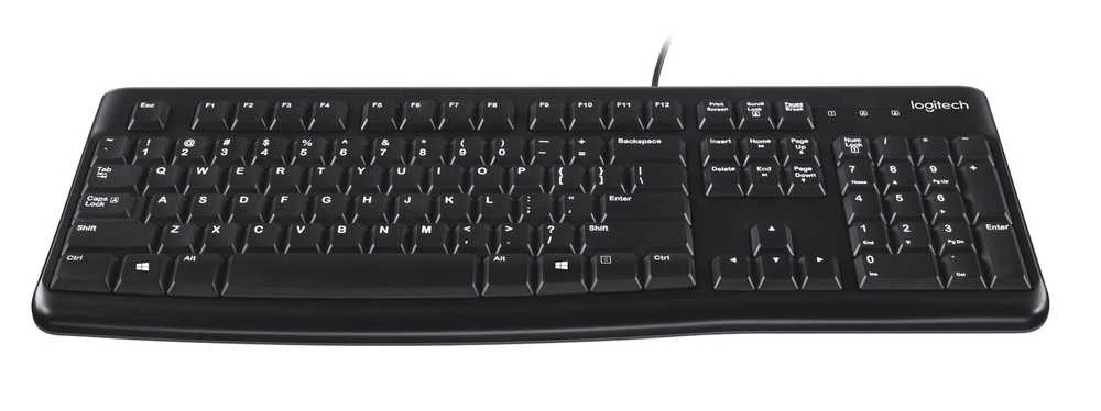 Logitech klaviatūra K120 su laidu, US/INT išdėstymas