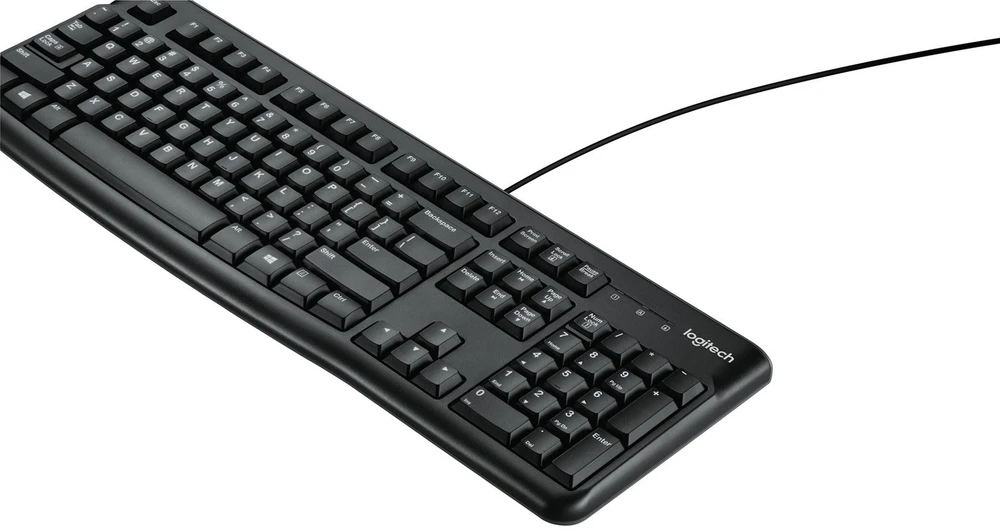 Logitech klaviatūra K120 su laidu, US/INT išdėstymas