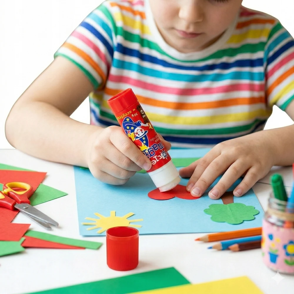 Klej Glue Stick Magic 20 g Sztyft Szkolny Biurowy Bezpieczny Skuteczny