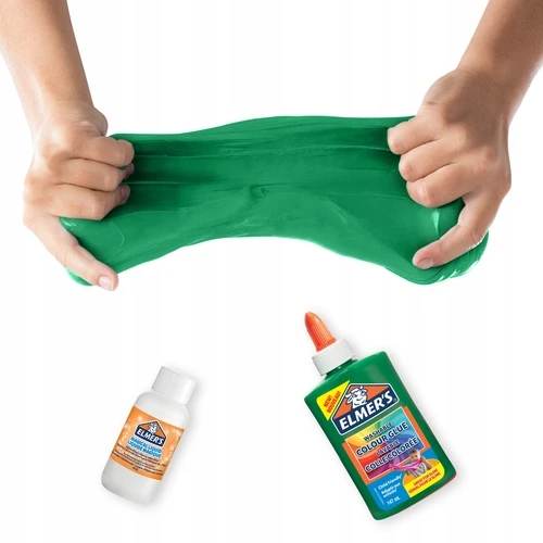 Klej w płynie Elmer's 147 ml szkolno biurowy lub SLIME Žalias