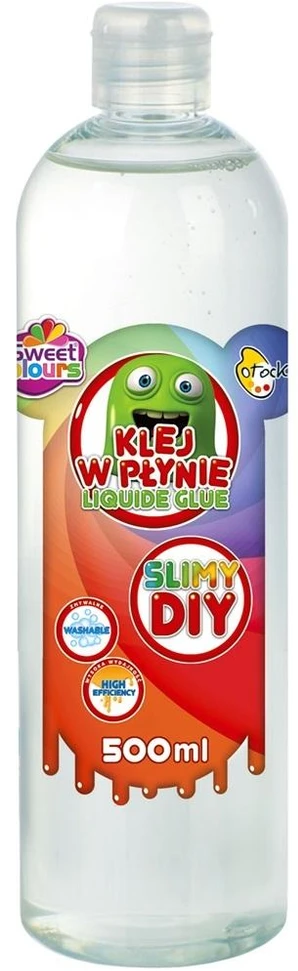 KLEJ W PŁYNIE PVA SLIMY DIY 500ML SWEET COLOURS
