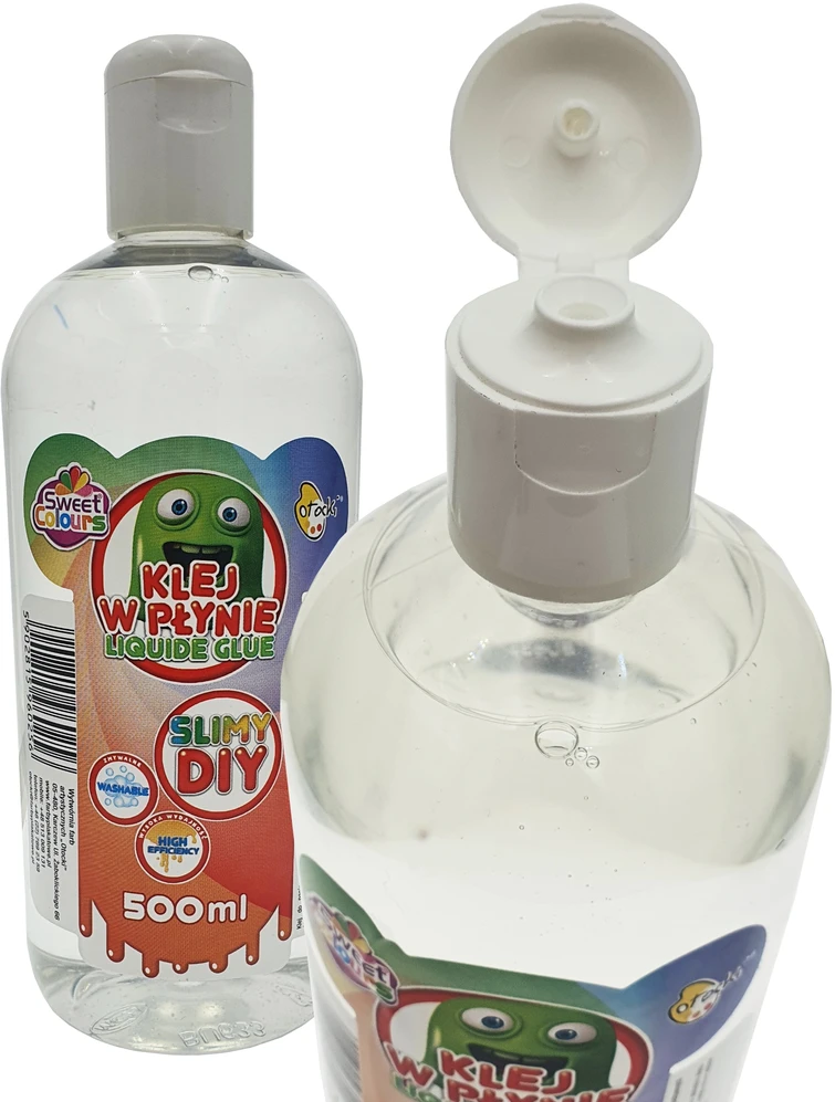 KLEJ W PŁYNIE PVA SLIMY DIY 500ML SWEET COLOURS