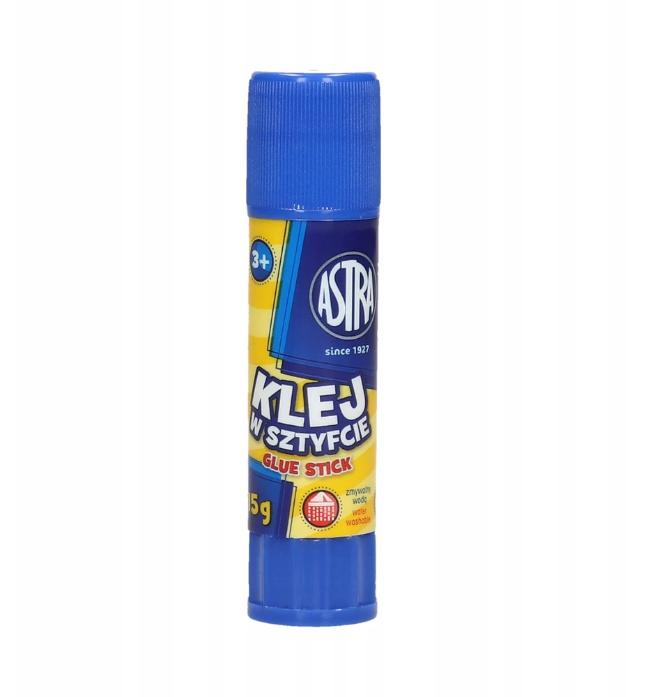 Klej w sztyfcie Astra 15g szkolny mocny bezpieczny vaikams - 24szt.