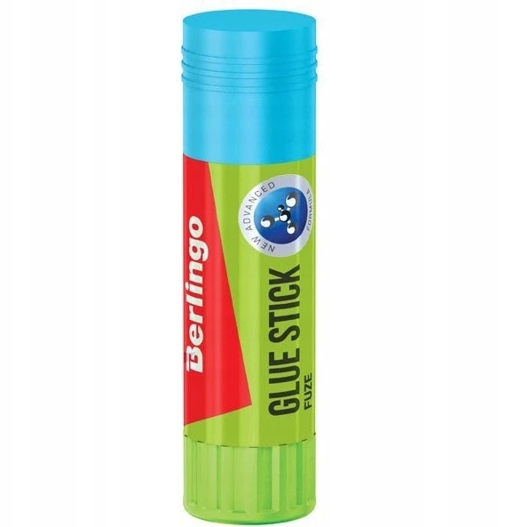 KLEJ W SZTYFCIE szkolny biurowy DO PAPIERU 10g Fuze BERLINGO