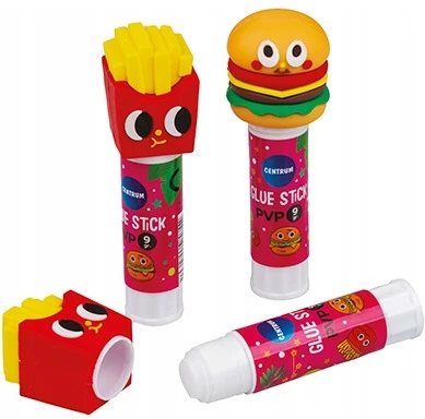 Klej w szyfcie PVA 9g. mix BURGER I FRYTKI 80355 CENTRUM