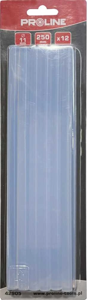Klijai karštų klijų pistoletui PROLINE 250mm/D11.2mm