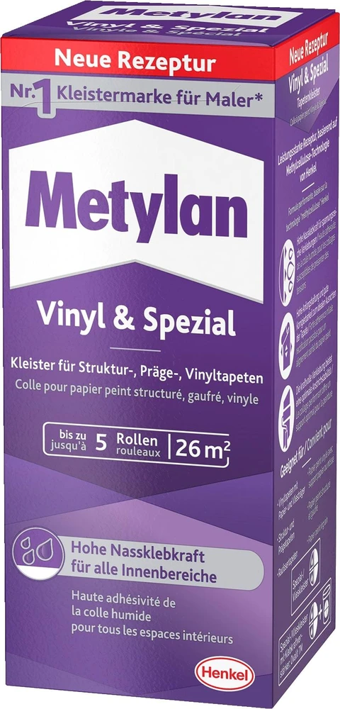 Klijai viniliniams tapetams METYLAN SPECIAL 200 g.