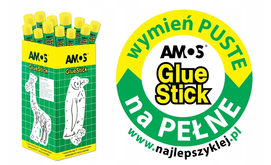 Klijų lazdelė 8g (30vnt.) AMOS