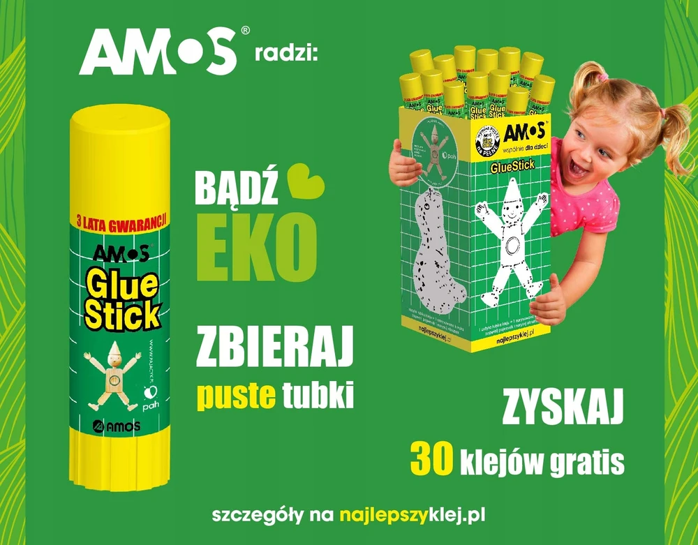 Klijų lazdelė 8g (30vnt.) AMOS