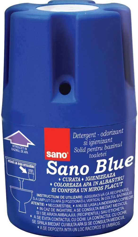 Higieninis WC muilas Sano Mėlyna 150g (dedamas tiesiai į bakelį)