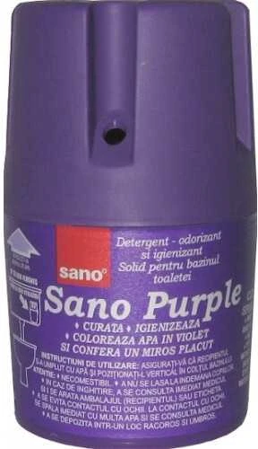 Higieninis WC muilas Sano Violetinė 150g (dedamas tiesiai į bakelį)