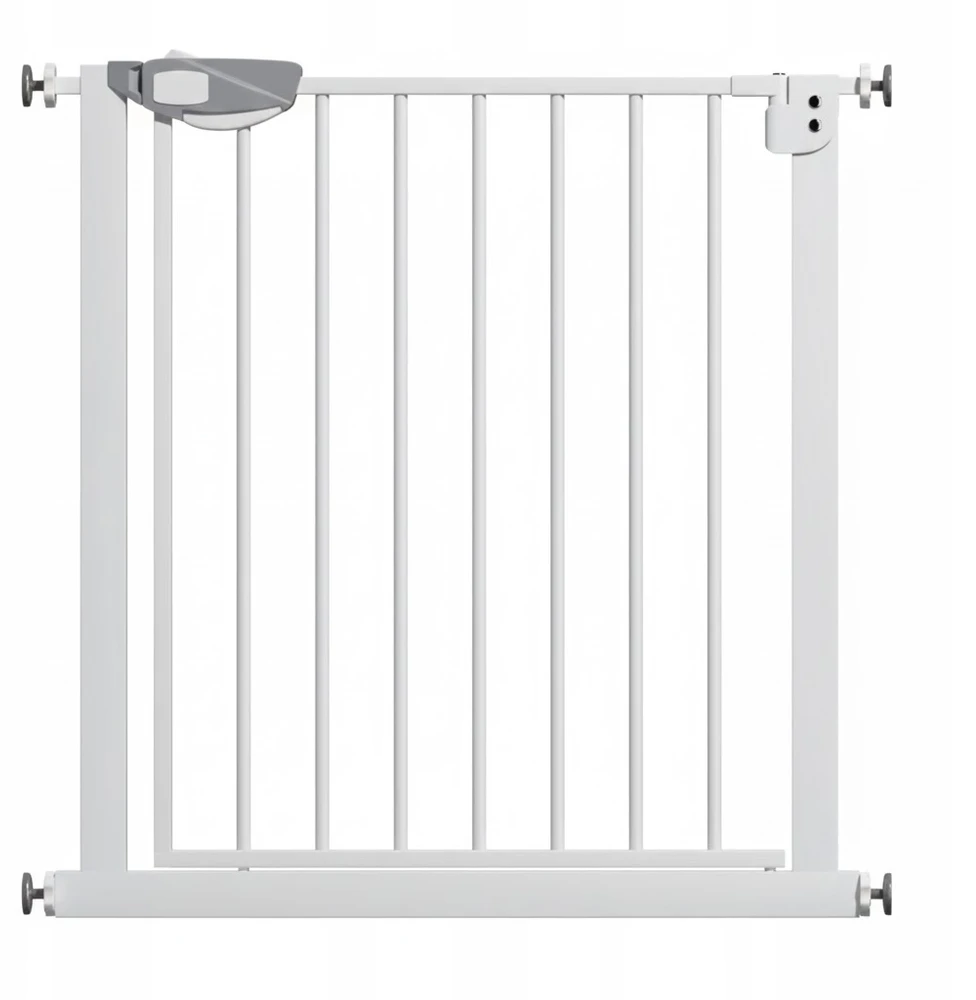 K&M Apsauginiai vartai 77–112 cm su prailginimu SPOROWA Baltas I023
