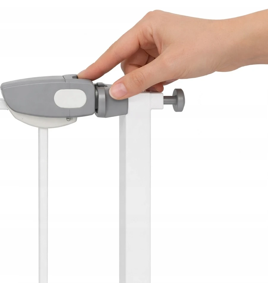 K&M Apsauginiai vartai 77–112 cm su prailginimu SPOROWA Baltas I023