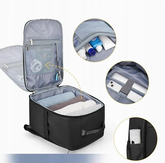 K&M BACKPACK rankinis bagažas USB PAKKO vakuuminis kompresinis krepšys 40x20x25 T706