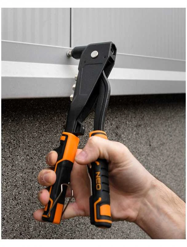 Neo Tools Neo Kniedijimo mašina plieno ir aliuminio kniedėms 2,4/3,2/4,0/4,8 mm