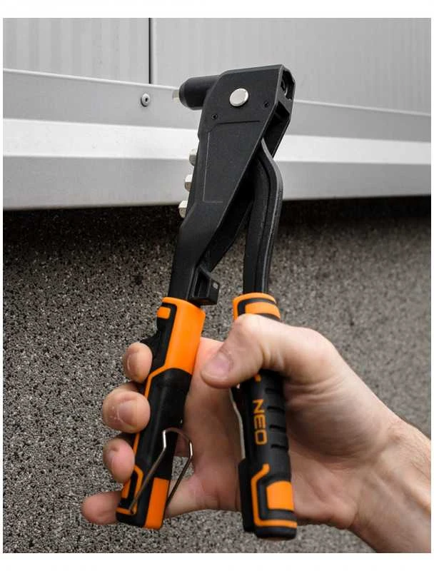Neo Tools Neo Kniedijimo mašina plieno ir aliuminio kniedėms 2,4/3,2/4,0/4,8 mm