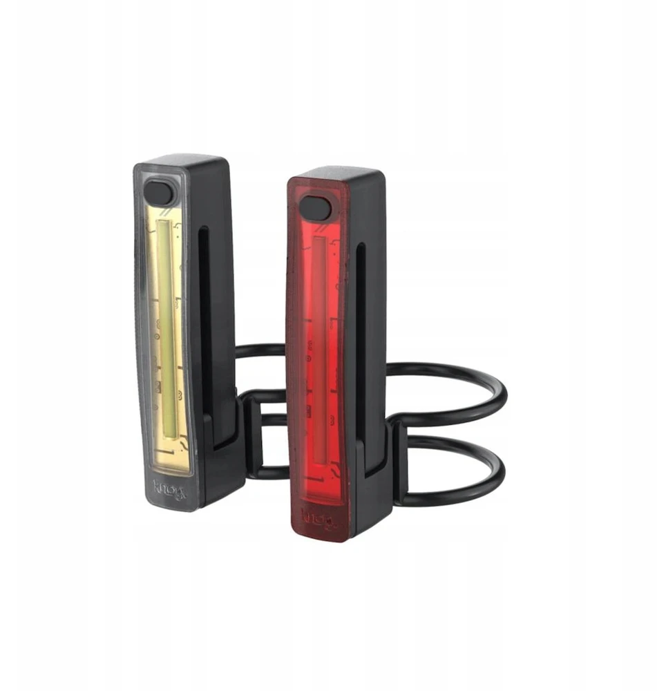 Knog Plus Twinpack juodos spalvos dviračio žibintų rinkinys