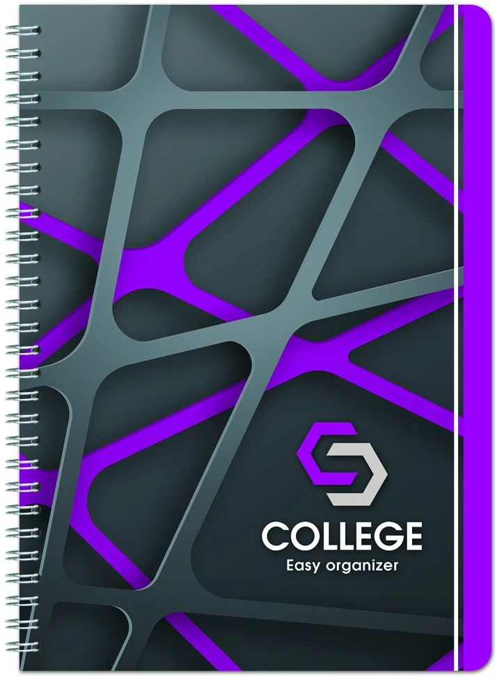 Lastva Knyga su spirale B5 150lap 70g lang COLLEGE