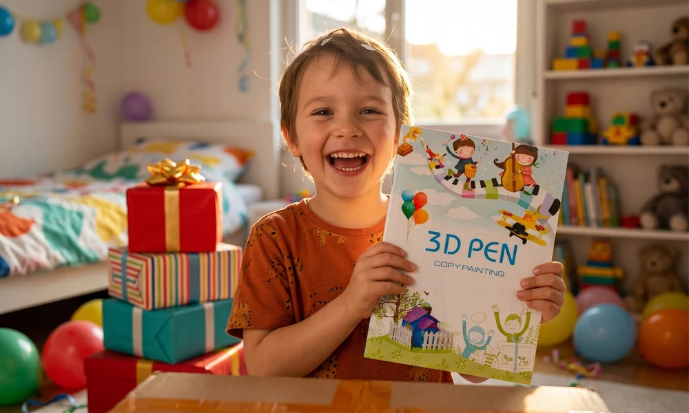KNYGA SU 3D RAŠIKLIU ŠABLONAI ŠABLONAI 40 spausdinamų puslapių