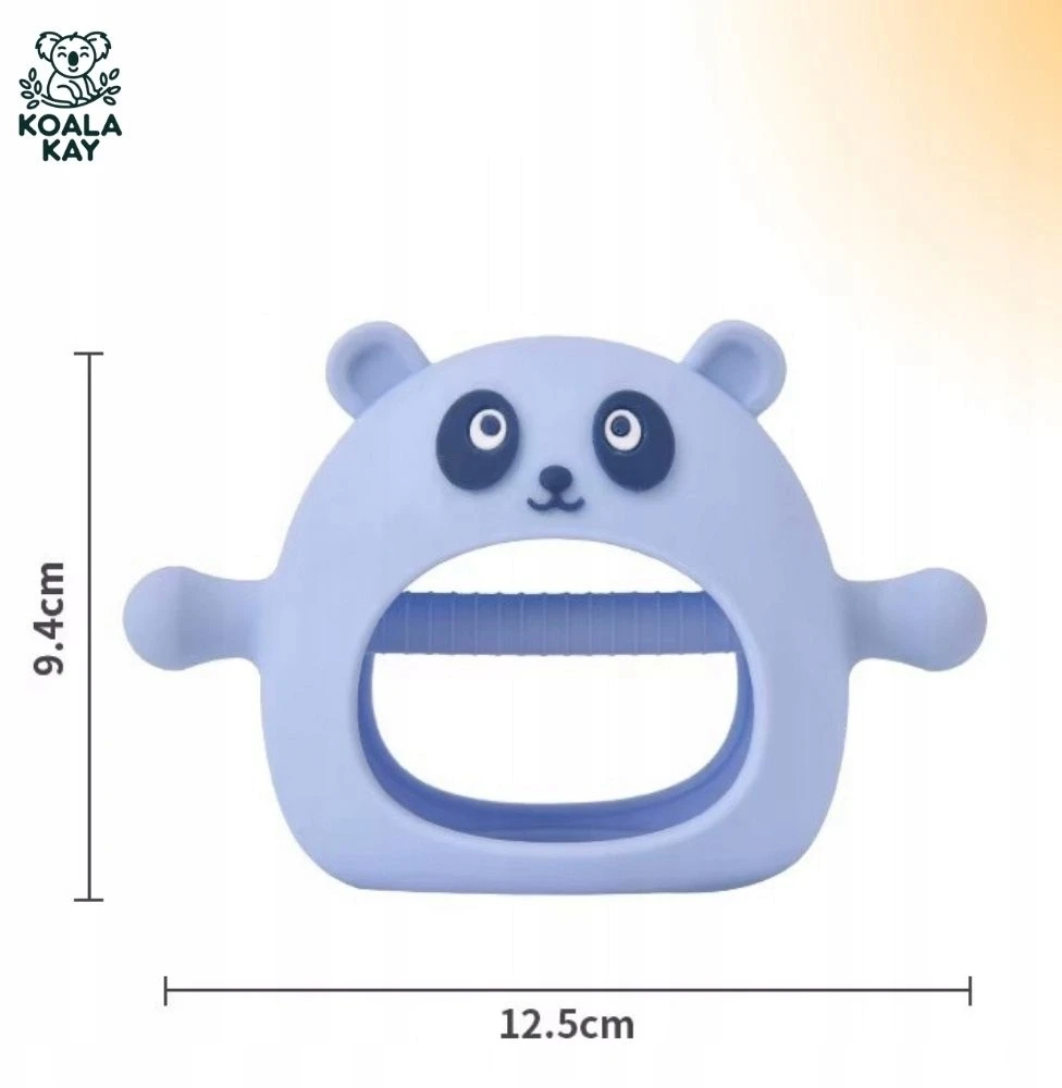 Koala Kay Panda dantukas, kramtomas dantukas kūdikiams ir vaikams, sensorinis žaislas