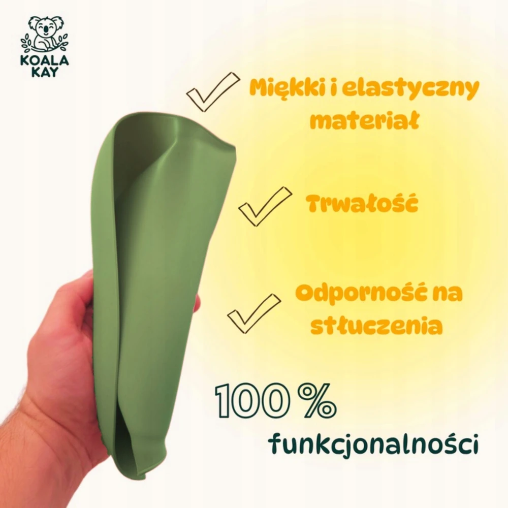 Koala Kay Rinkinys 4in1 Silikoninis seilinukas, dubuo, stalo įrankiai, reguliuojamas, seifas