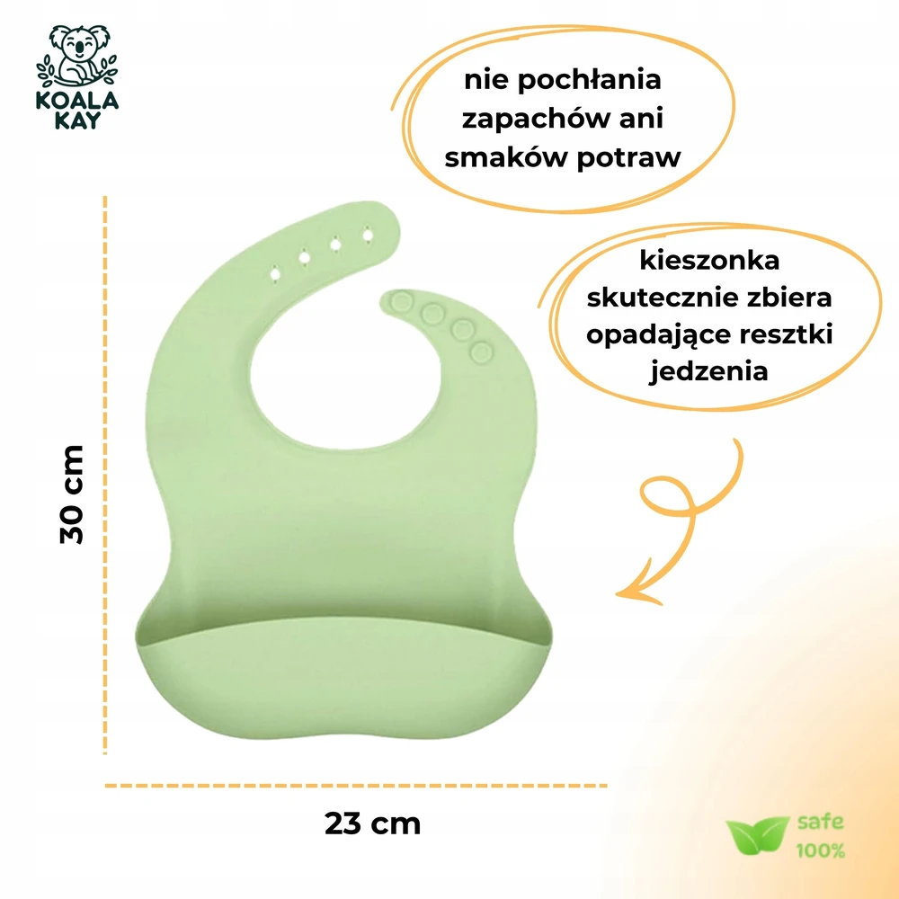 Koala Kay Rinkinys 4in1 Silikoninis seilinukas, dubuo, stalo įrankiai, reguliuojamas, seifas