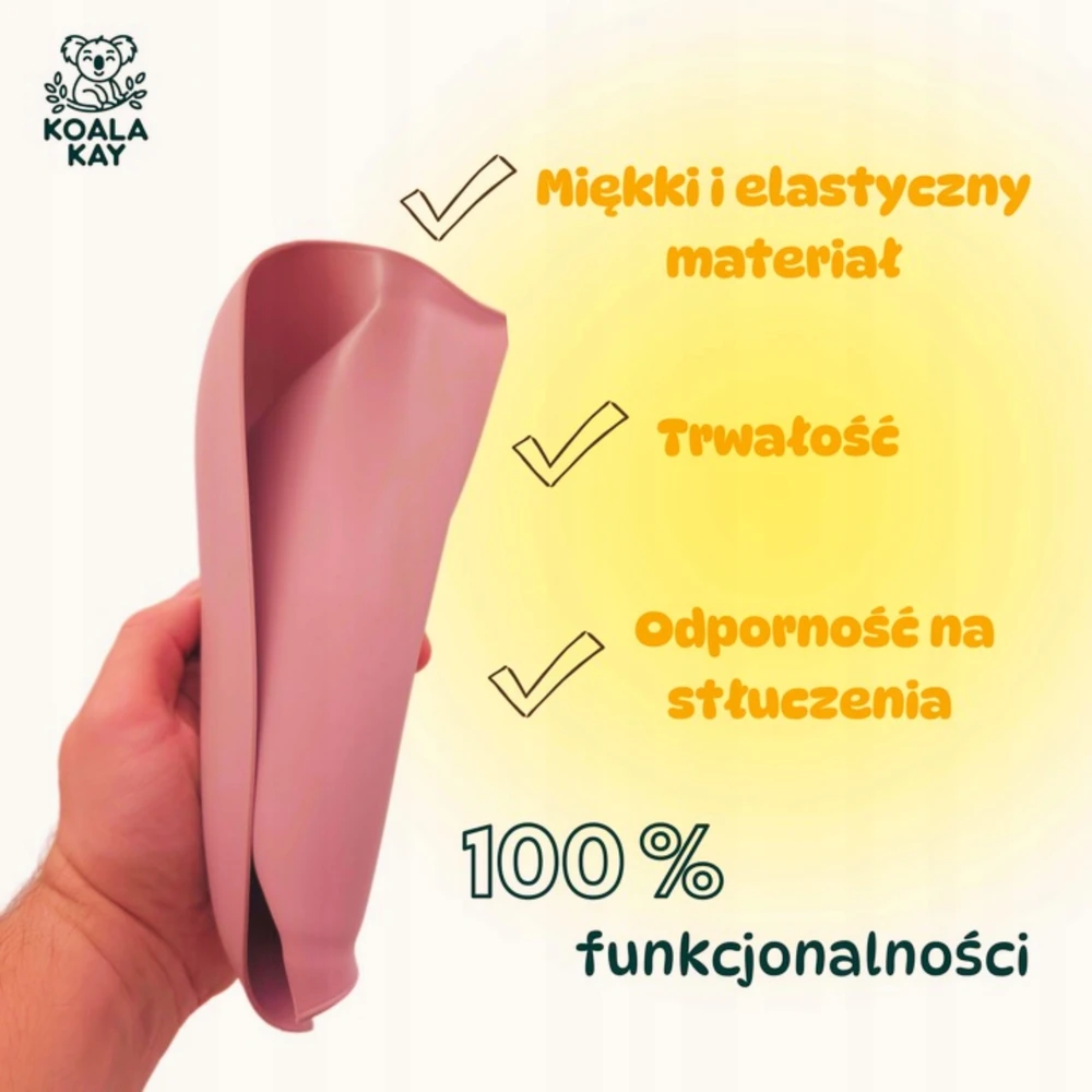 Koala Kay Rinkinys 4in1 Silikoninis seilinukas, dubuo, stalo įrankiai, reguliuojamas, seifas