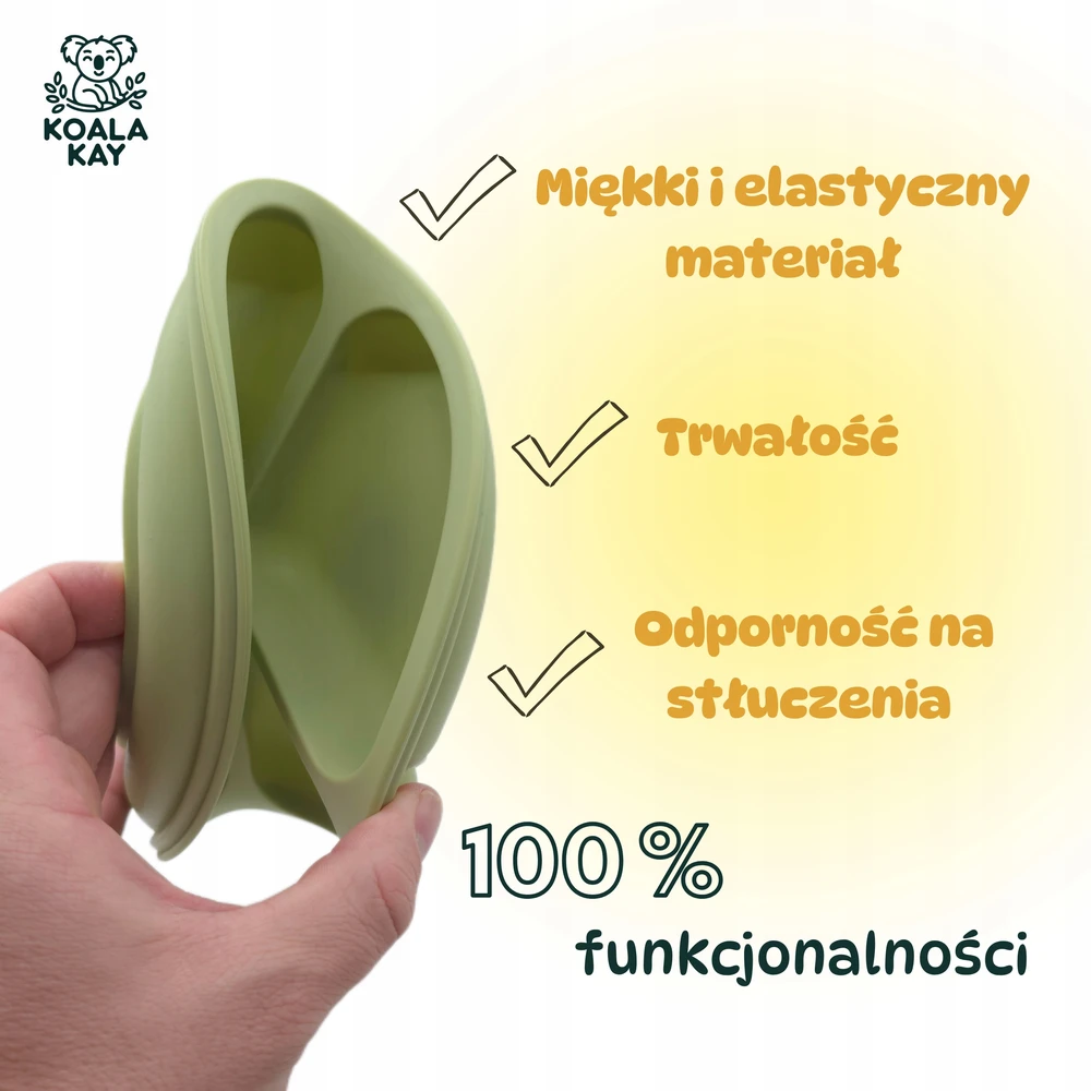Koala Kay Rinkinys 4in1 Silikoninis seilinukas, dubuo, šaukštas, reguliuojamas, seifas