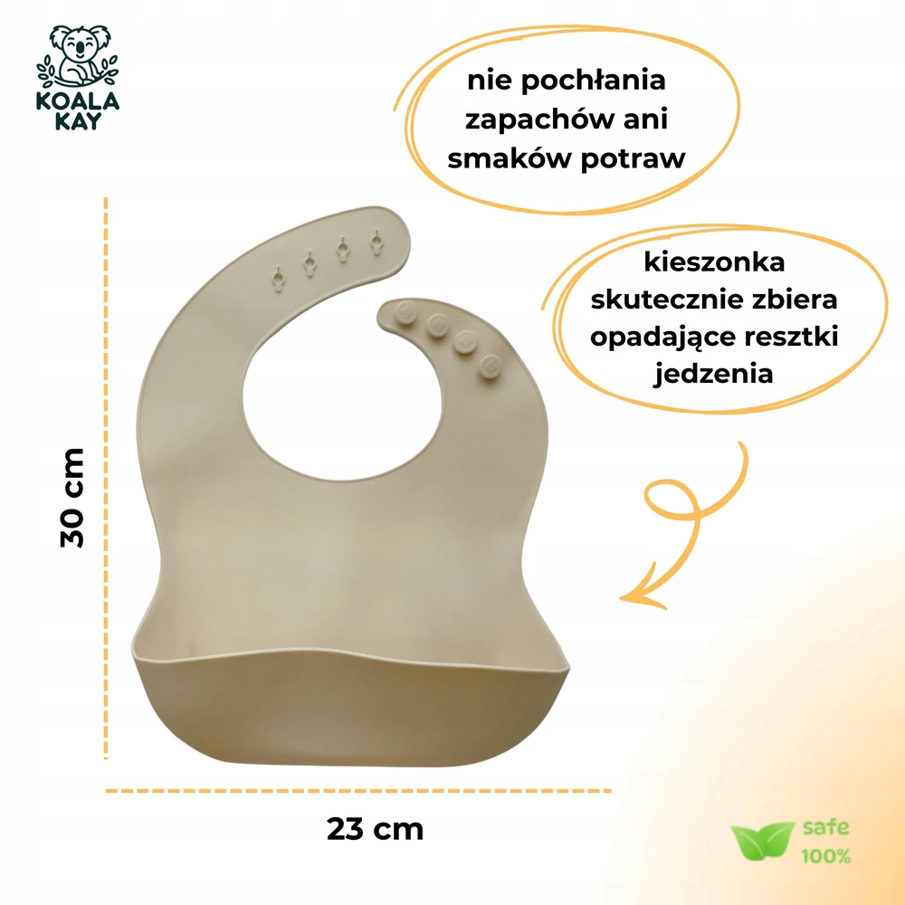 Koala Kay Rinkinys 5in1 Silikoninis seilinukas, dubuo, stalo įrankiai, puodelis, seifas, be BPA