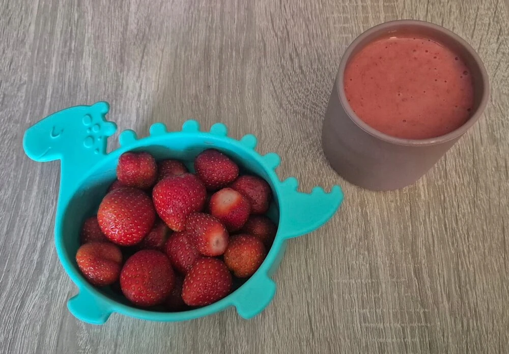 Koala Kay Silikoninis dubuo su siurbtuku vaikams, kūdikių lėkštė, be BPA