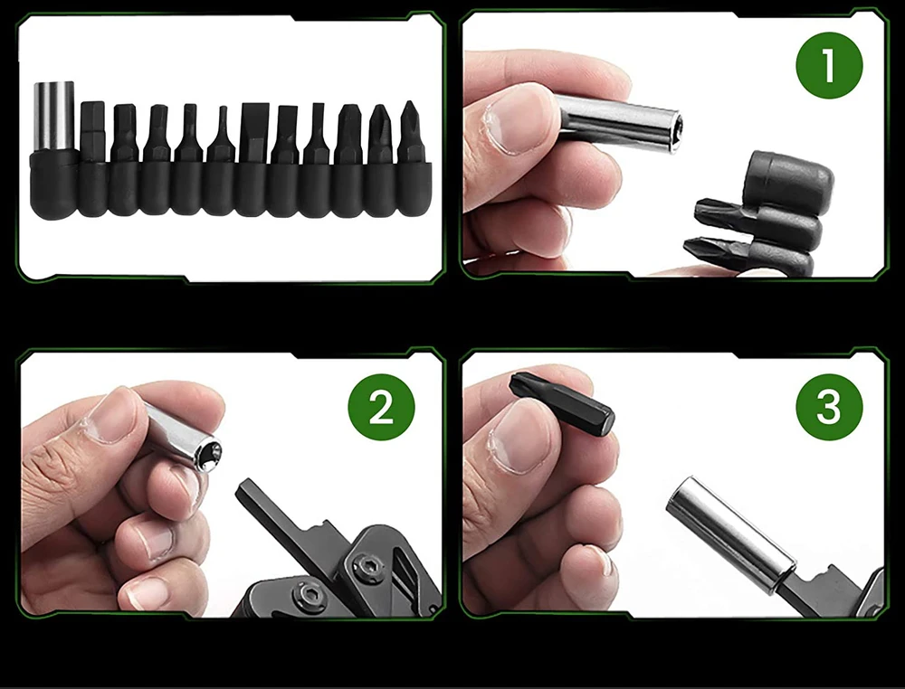 Koanni MULTITOOL SURVIVAL DAUGIAFUNKCINIS ĮRANKIS 19 viename
