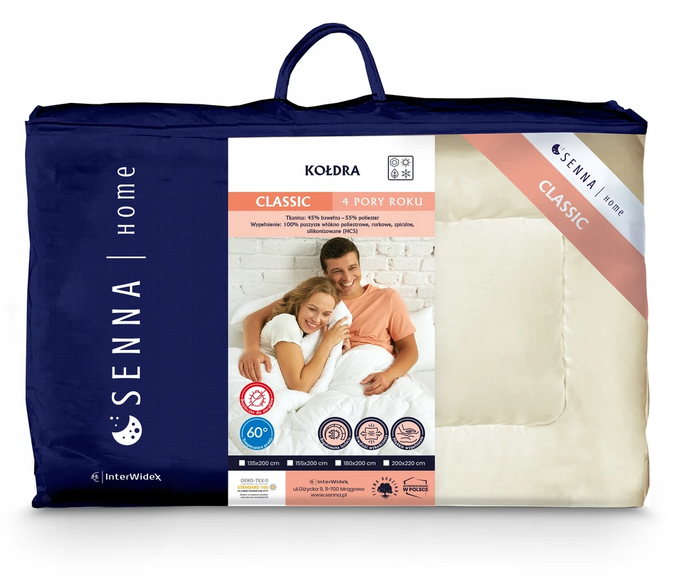 Kołdra 4 PORY ROKU 135x200 INTER-WIDEX PRODUCENT !