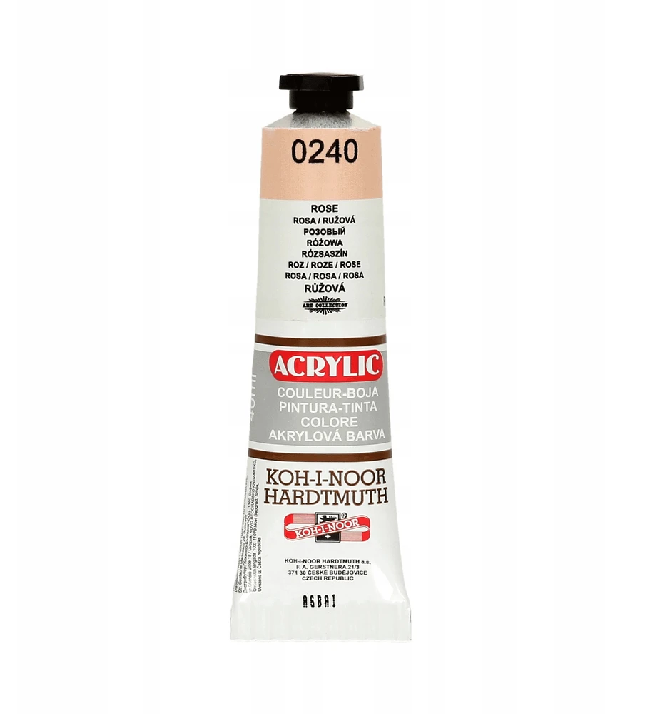Koh-i-noor akriliniai dažai 40 ml, rožiniai
