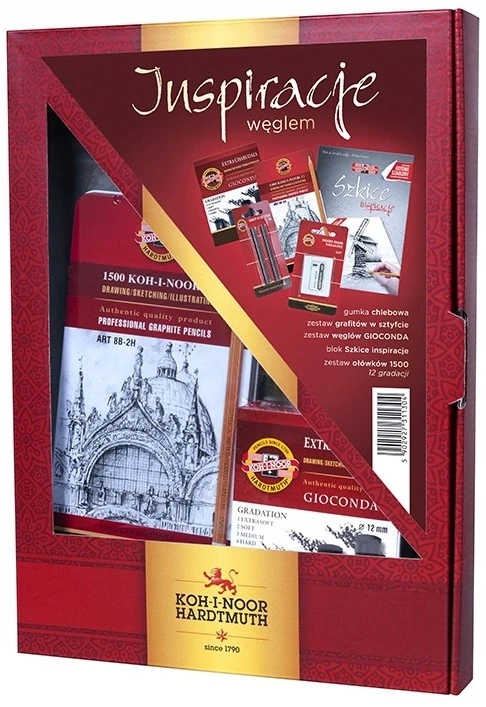 Koh-i-noor "inspiracijos" piešimo rinkinys su anglimi
