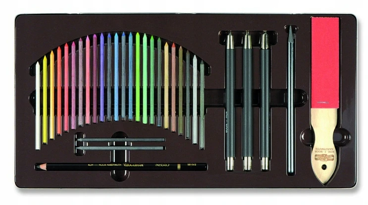 Koh I noor Pieštukų ir piešimo priemonių rinkinys Polycolor 24 vnt.