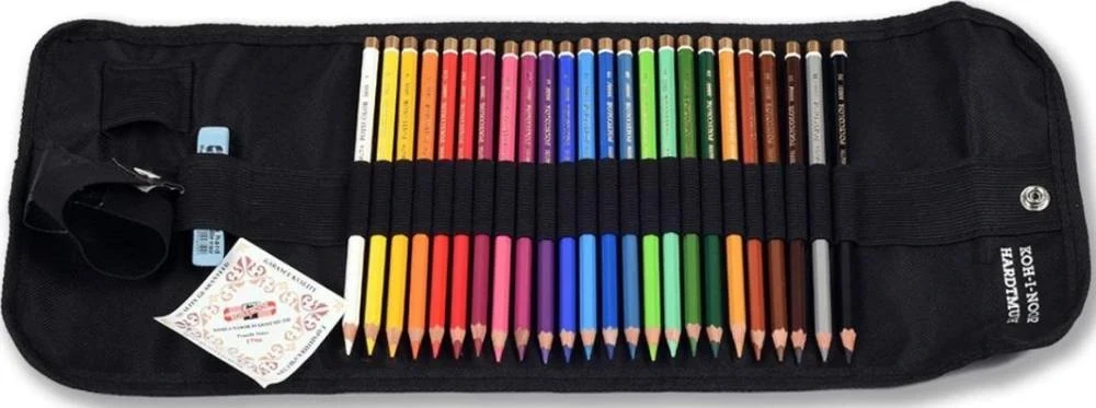 Koh-i-noor Polycolor 24 spalvų pieštukų rinkinys su dėklu