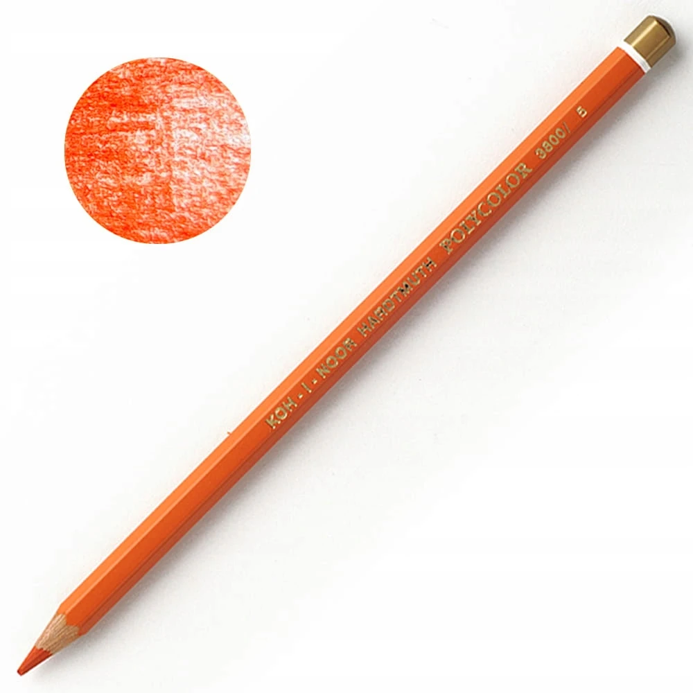 Koh-i-noor Polycolor 3800/6 kreidelė, vermilion raudona