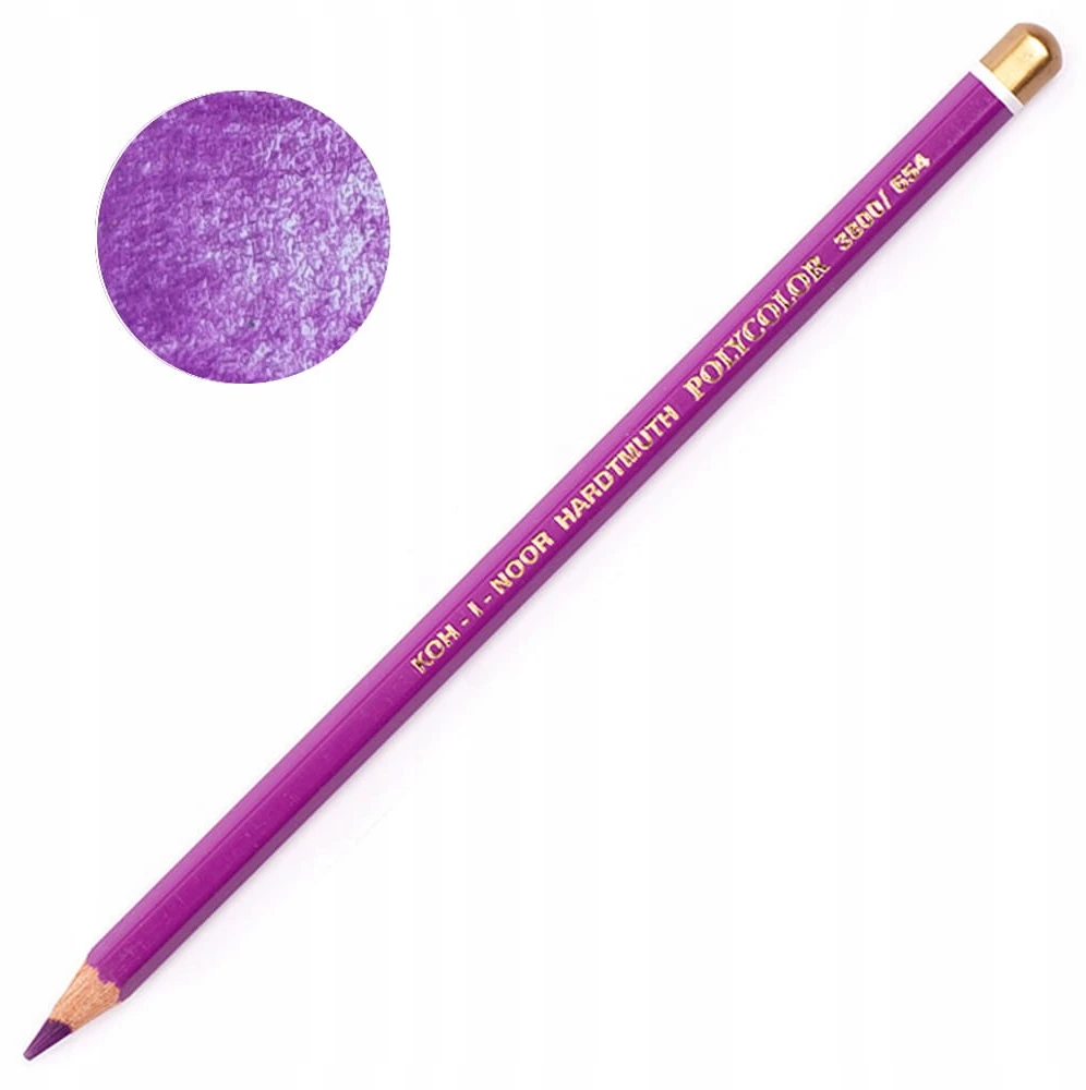 Koh-i-noor Polycolor pieštukas 654 Tamsiai raudonai violetinis