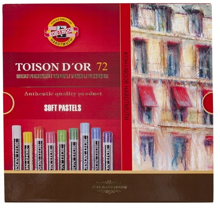 Sausos pastelės rinkinys Koh-i-Noor 72 vnt